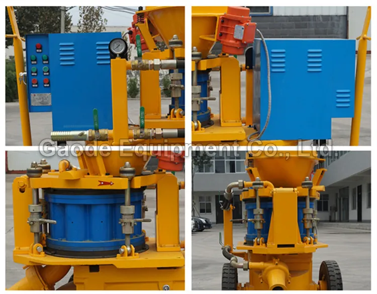 Gaodetec GZ-9E electric large-sized dry shotcrete machine